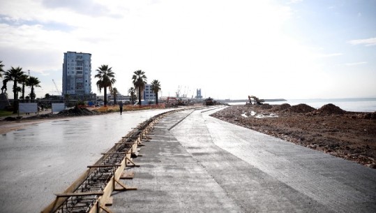 Rama poston fotot  e punimeve në vijën  bregdetare  të Durrësit (FOTO)