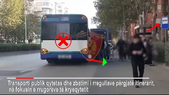 Ndalojnë pasagjerët vend e pa vend duke u kthyer në rrezik/ 'Rrugorët' në aksion kundër urbanëve (VIDEO)