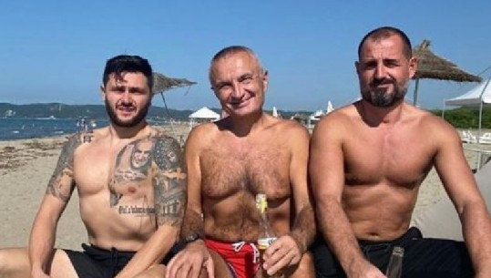 1,2,3...'mbani frymën'! Meta publikon foto nga plazhi me Bes Kallakun dhe 'gazetarin e pavarur' Çim Peka