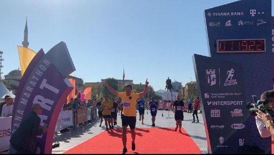 Veliaj përfundon Maratonën e tij në Tirana 10K, ja koha që realizoi 