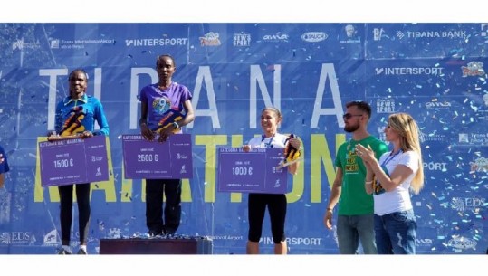 Tirana Bank mbështet maratonën e kryeqytetit, jep çmimin për kategorinë femra 