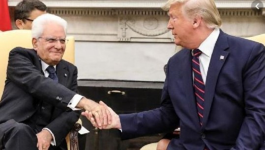 Trump pret Mattarella në Shtëpinë e Bardhë, do diskutohet edhe Siria, Trump: Kurrë marrëdhënie kaq të mira me Italinë