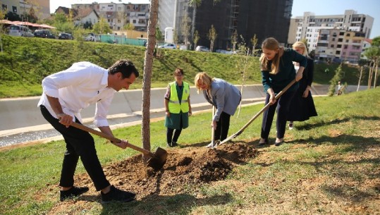 Tirana nis sezonin e mbjelljeve, 3 mijë pemët e para vendosen përgjatë lumit të Lanës