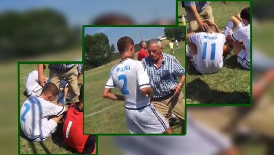 Dhunoi futbollistët e U-17 të Laçit në sy të policit, shoqërohet ish-trajneri Ndue Tarazhi/ VIDEO