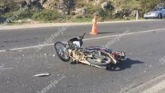 Përplaset me një makinë, drejtuesi i motorit plagoset rëndë nga aksidenti në aksin Lezhë-Shkodër