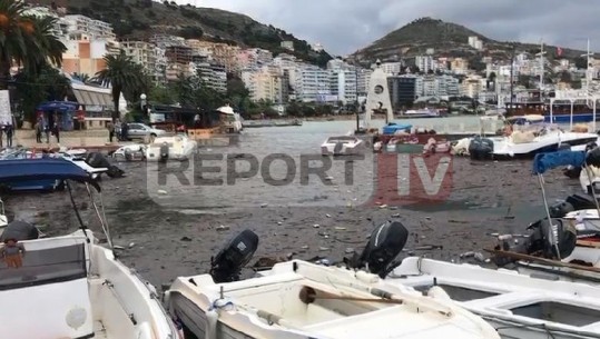 Moti i keq në Sarandë/ Anijet e peshkimit pezullojnë lundrimin në det (VIDEO)
