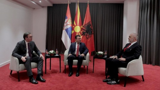 Samiti i Ohrit për mini-shengenin/ Zaev pret Ramën dhe Vuçiç! Thaçi refuzon: Vizioni ynë është vetëm BE dhe NATO