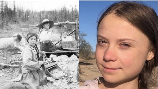 Greta Thunberg udhëtare në kohë për të shpëtuar botën, 'zgjon' dyshime fotografia 121-vjeçare 