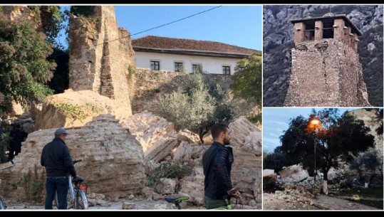 Tërmeti çan muret e Kalasë së Krujës