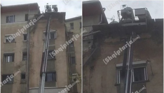 Tiranë, pallatet e dëmtuar nga tërmeti, fillon heqja e depozitave të ujit sipër tarracave (VIDEO)