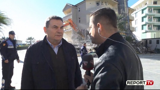 Pronari dyshon për persona të tjerë nën rrënoja, Çako për kërkimet tek hotel 'Mira Mare': Çdo rast  do vlerësohet (VIDEO)