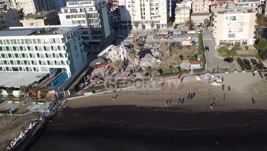 Pamjet nga lart nga Durrësi/ Droni 'skanon' dëmet që la pas tërmeti tragjik në qytetin bregdetar (VIDEO)