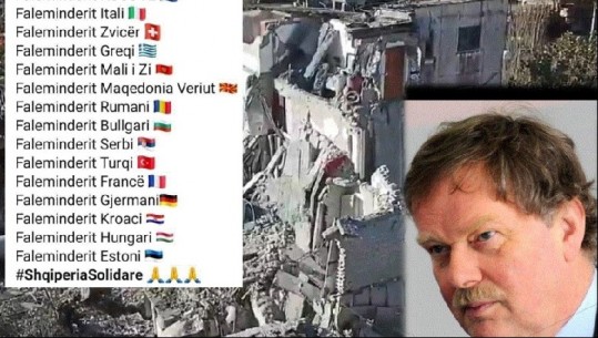 Ish-ambasadori i OSBE-së publikon shtetet që ndihmuan Shqipërinë pas tërmetit: Çfarë turpi! Holanda e pasur nuk është aty!