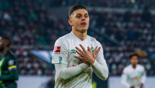 Milot Rashica shënon në Gjermani, dedikim me simbol për Shqipërinë