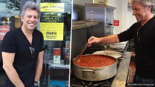 'Paguaj nëse mundesh', Bon Jovi hap restorantin e tretë për të pastrehët
