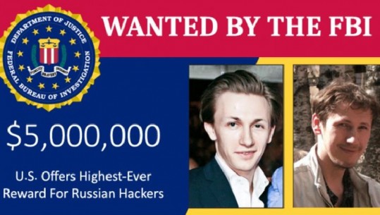 SHBA, 5 mln dollarë për kokat e dy hakerave rusë, përhapës të virusit ‘Dridex’