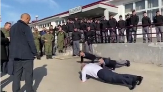 Kryeministri Haradinaj sfidon forcat e FSK-së, garë me pompa kundër oficerëve të rinj (VIDEO)