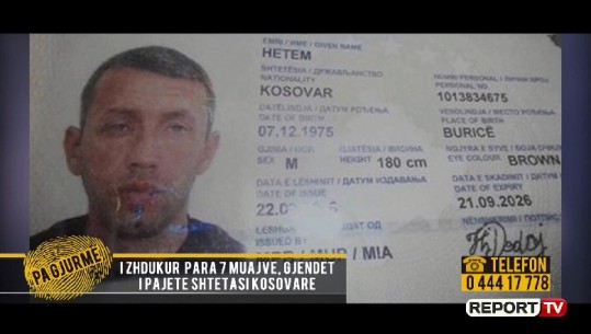 U zhduk në maj të këtij viti,  gjendet i pajetë 44-vjecari kosovar Hetem Deda (VIDEO)