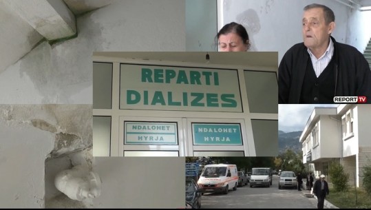 Reparti i dializës në Gjirokastër mes lagështisë dhe suvasë në tokë, pacientët:  Kushtet janë mavri