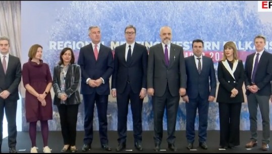 Pas vizitës në Durrës, liderët e Ballkanit Perëndimor mbërrijnë në Tiranë, foto para konferencës për shtyp