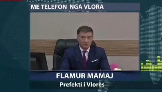 Lumi Vjosa del nga shtrati, prefekti i Vlorës Flamur Mamaj për Report Tv: Niveli i ujit po bie
