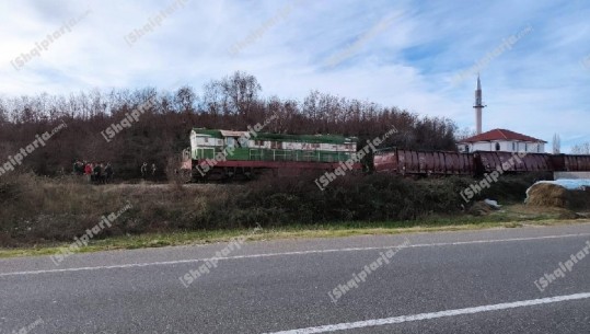 Po transportonte 600 ton skrap nga Mali i Zi drejt Elbasanit, treni del nga shinat në Koplik (VIDEO)
