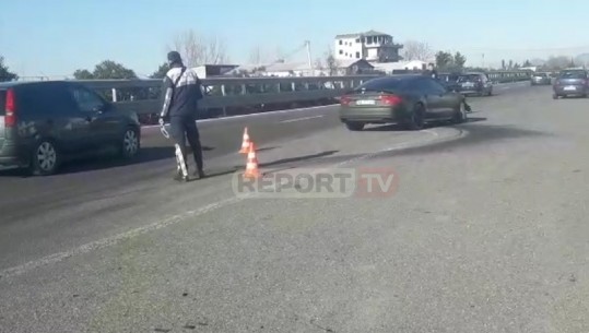 Makina përplas për vdekje drejtuesin e një çiklomotori në aksin Laç-Mamurras (VIDEO)