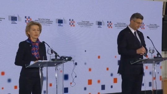  'Konferenca e donatorëve për Shqipërinë më 17 shkurt', Presidentja e KE, Von de Leyen: Do gjejmë rrugën për hapjen e negociatave
