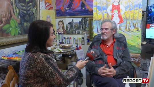 Në studion e Sefedin Stafës, piktori i filozofisë së ngjyrave dhe dritës (VIDEO)