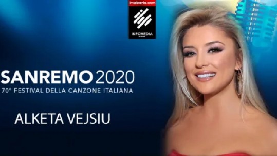 Alketa Vejsiu do të ngjitet në skenën e festivalit 'Sanremo 2020' (VIDEO)