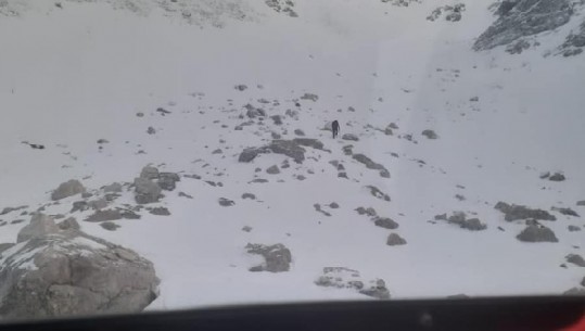 Alpinistja rrëshqet dhe thyen këmbën në Malin e Tomorrit, shpëtohet me helikopter