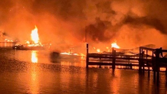 Alabama/SHBA, shpërthen depozita me propan, 8 të vdekur dhe 35 anije të 'gllabëruara' nga zjarri (VIDEO)