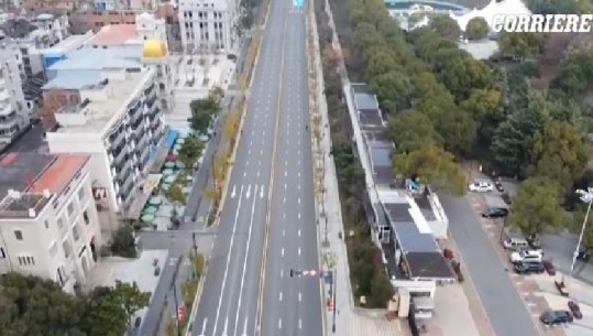 Koronavirusi, imazhe nga sipër të qytetit fantazmë të Wuhan, aty ku 'lindi' vdekja (VIDEO)