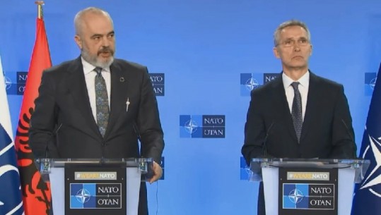 Konflikti në Ukrainë, Stoltenberg: Mbështesim përpjekjet e Ramës...Të mos sulmohen dronet survejues