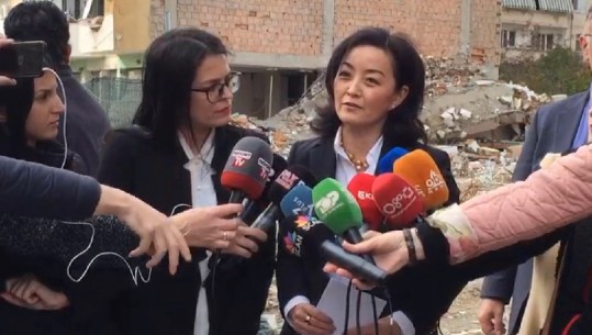 Ambasadorja Yuri Kim në zonat e prekura nga tërmeti në Durrës: Doja të shihja dëmet... dhe si po rikuperohen ato (VIDEO)