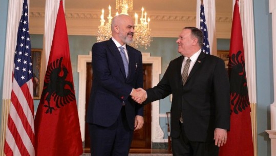 'Rindërtimi, AntiKÇK, mini-Shengen dhe dialogu Kosovë-Serbi' Rama takon Pompeon në DASH: Shqipëria besnikërisht e lidhur me SHBA