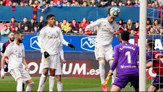 Real Madrid lë pas elimnimin në Kupë, 'galaktikët' fitojnë me përmbysje kundër Osasuna-s (VIDEO)