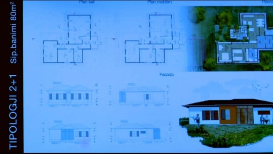 Dalin projektet/ Ja modelet e shtëpive që do të ndërtohen për të prekurit nga tërmeti