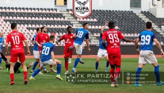 Partizani ikën me turp nga Kupa, kualifikohen Vllaznia dhe Bylis. Ja të gjitha përbaljet në çerekfinale