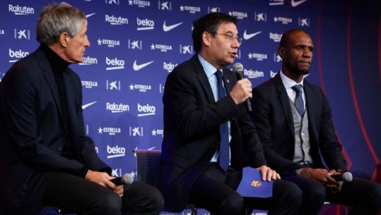 Skandal te Barcelona, presidenti bashkpunon me një kompani për denigrimin e figurave si Messi e Xavi