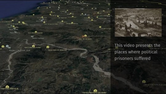 Prezantohet 'Harta e vuajtjeve të komunizmit', studiuesi : Nga Jugu në Veri në vitet 1944-'90, 80 kampe dhe burgje 
