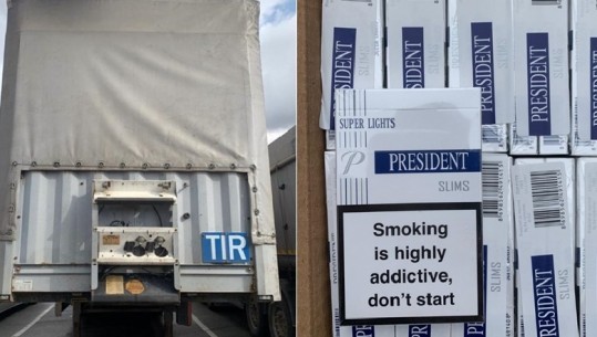 892 mijë paketa cigare kontrabandë në Hanin e Hotit! Gjoni: 1.1 mln euro dëm shtetit (FOTO)