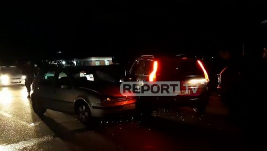 Ndërprerja e gabuar e rrugës, përplasen dy makina në Fushë- Krujë! Dy të lënduar (VIDEO)