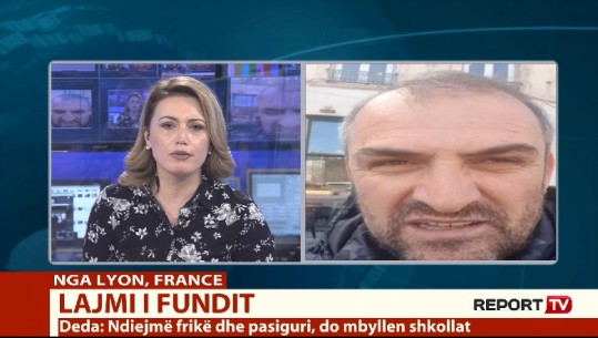 Nga Franca/ Biznesmeni shqiptar për Report Tv: Mbyllja e shkollave solli panik! Qytetarët kanë marrë masa personale (VIDEO)