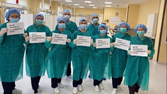 Mjekët-Heronj mesazh për të gjithë qytetarët: Ne nga spitali e ju nga shtëpia, t’i heqim kurorën këtij virusi! (FOTO)