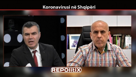 Mjeku në Repolitix: Në maj do të fillojë të bjerë numri i rasteve me koronavirus në Shqipëri