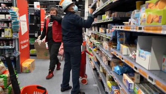 Koronavirusi, Parisi si Europa, mbushen karrocat e supermarketeve. Solidaritet me të moshuarit dhe të sëmurët në Rumani