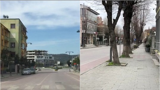 Në Korçë, Elbasan dhe Lezhë nuk pipëtin as miza, zero lëvizje në rrugë (VIDEO)