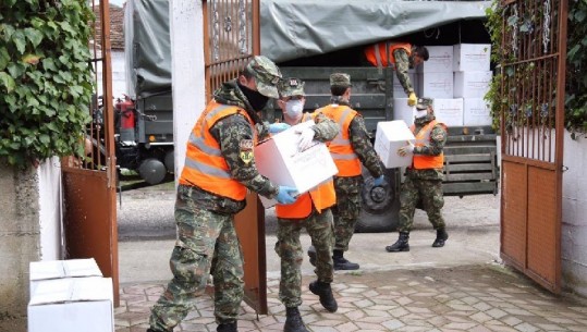 Forcat e Armatosura aksion në gjithë Shqipërinë për shpërndarjen e ndihmave