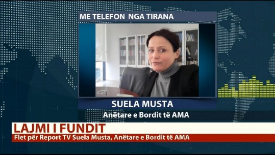 Propozimi për subvencionimin e medias, Suela Musta për Report Tv: Bordi i AMA-s e mbështeti